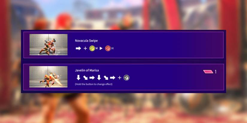 image showing the best intermediate combo for marisa in street fighter 6.