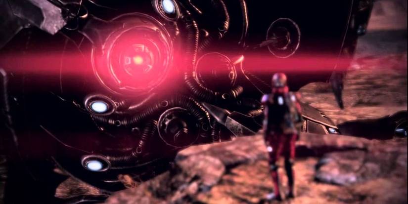 The conversation with the Reaper on Rannoch in Mass Effect 3