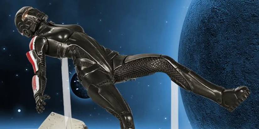 mass effect dead shepard statue