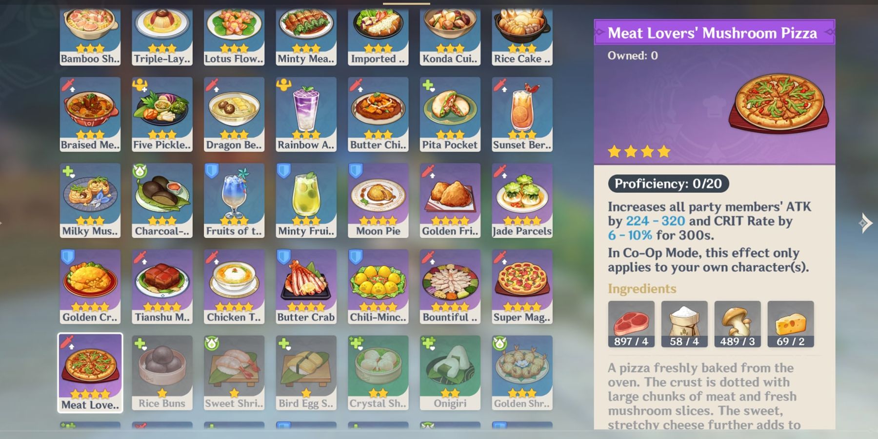 Genshin Impact: Master the Culinary Arts with These Coveted 4-Star Food Recipes