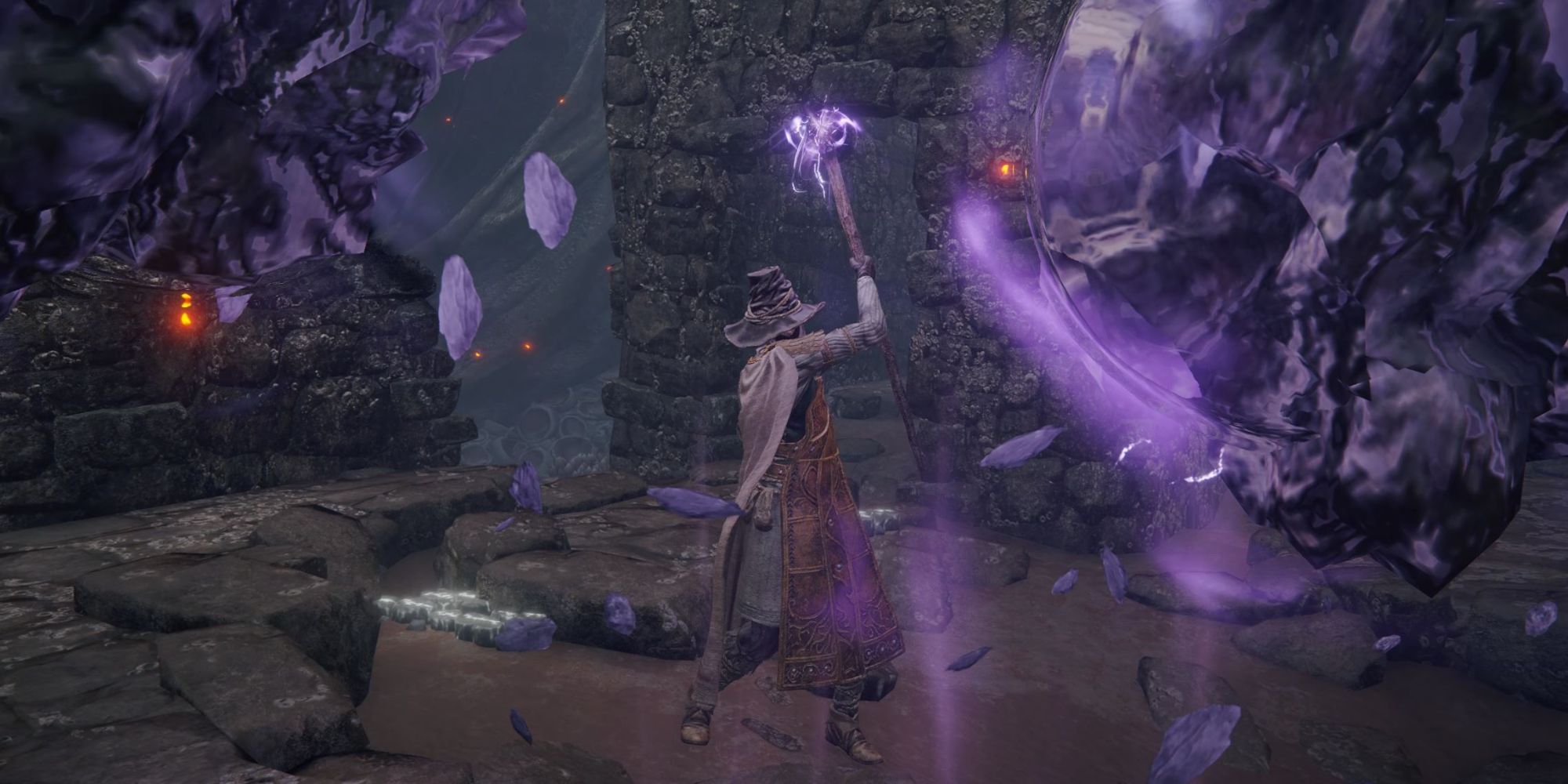 Elden Ring Meteor Staff used by player
