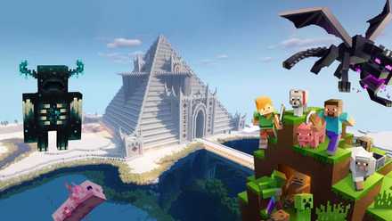 Build a huge pyramid, find an Axolotls, slay an Ender Dragon, harass the warden or just hang out with friends, here are 30 things to do if you're bored in Minecraft