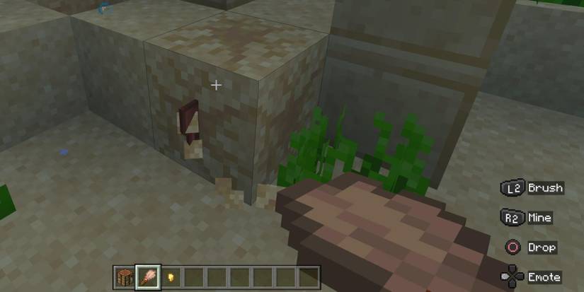 minecraft how to use brush