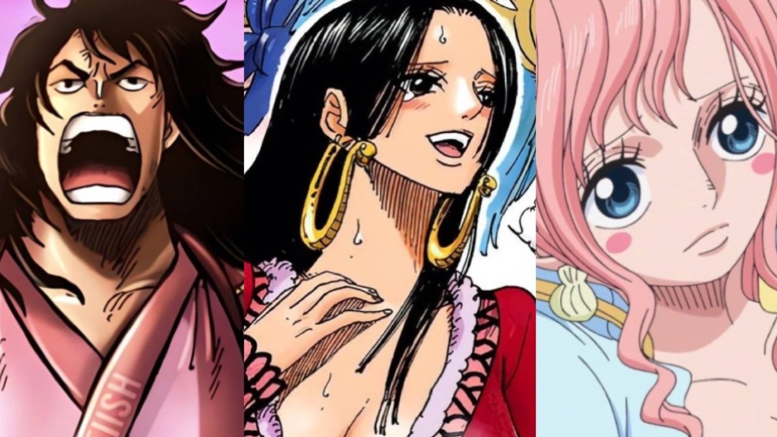 Momonosuke boa hancock shirahoshi one piece