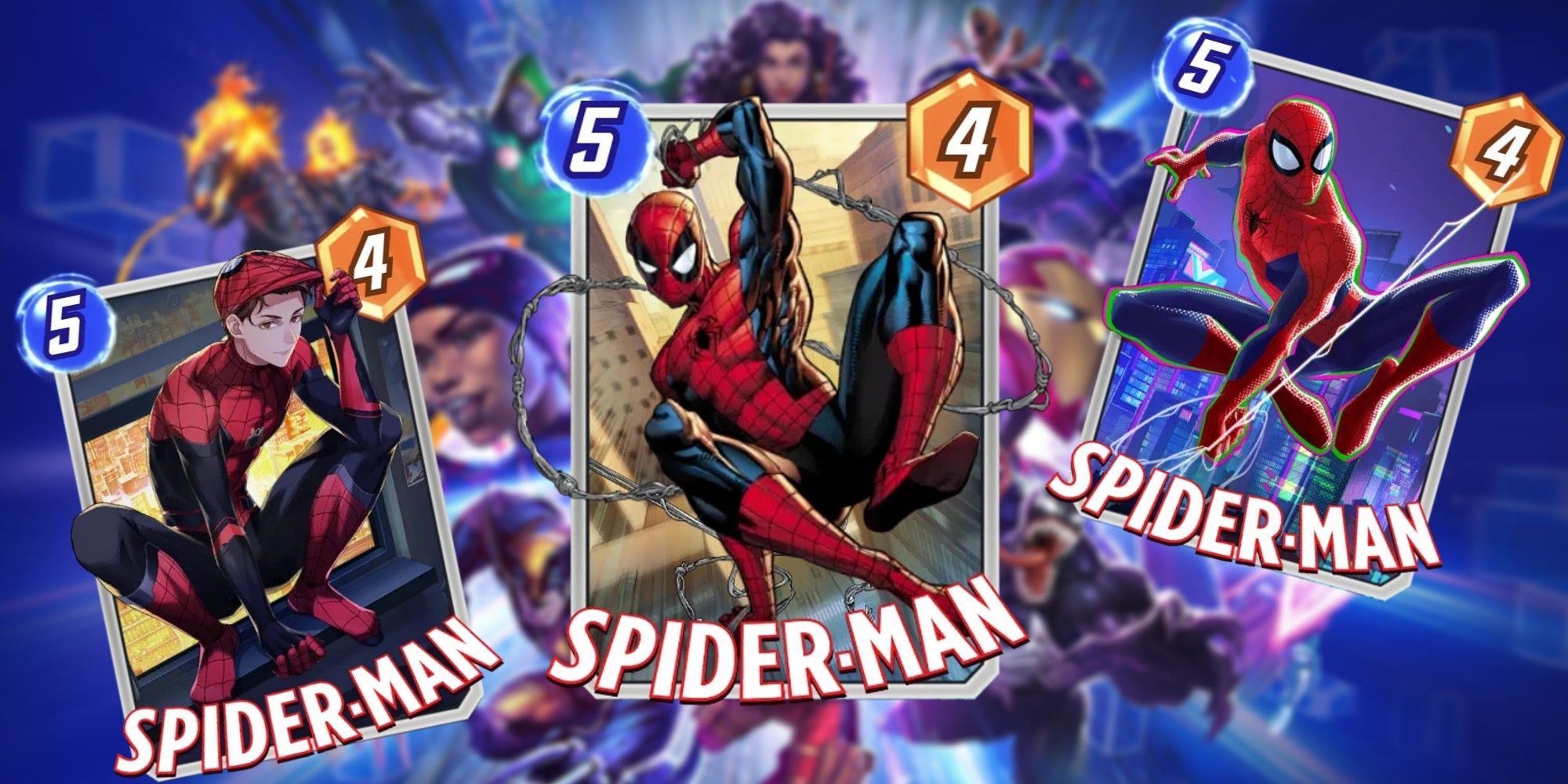 spider-man cards in marvel snap