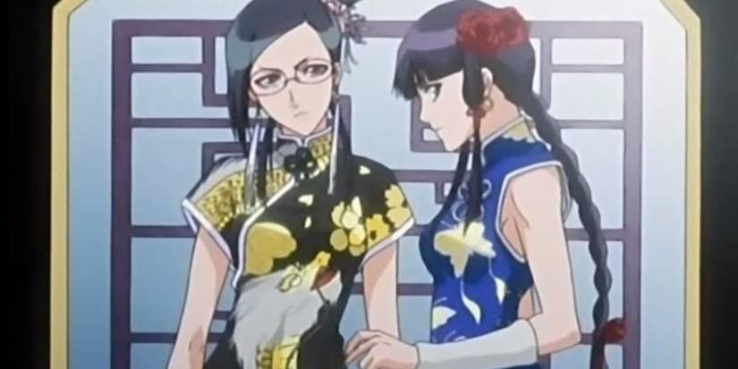 Nanao Ise and Nemu Kurotsuchi as they appear in the fourth opening of the Bleach anime