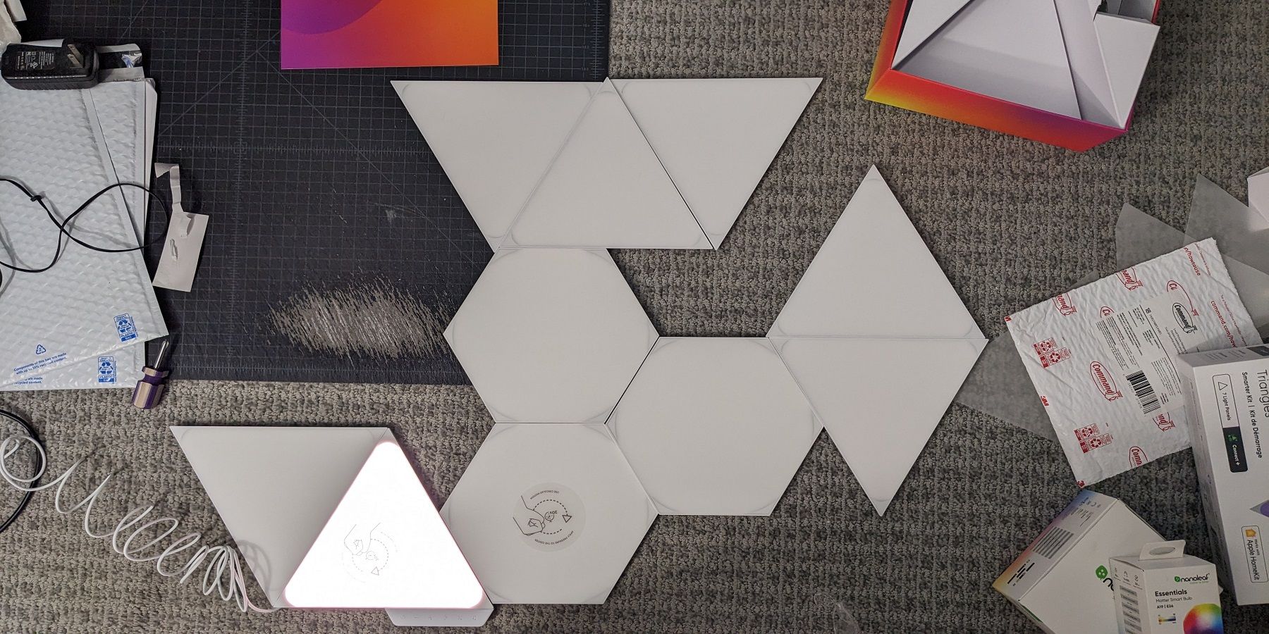 Nanoleaf Shapes Installation