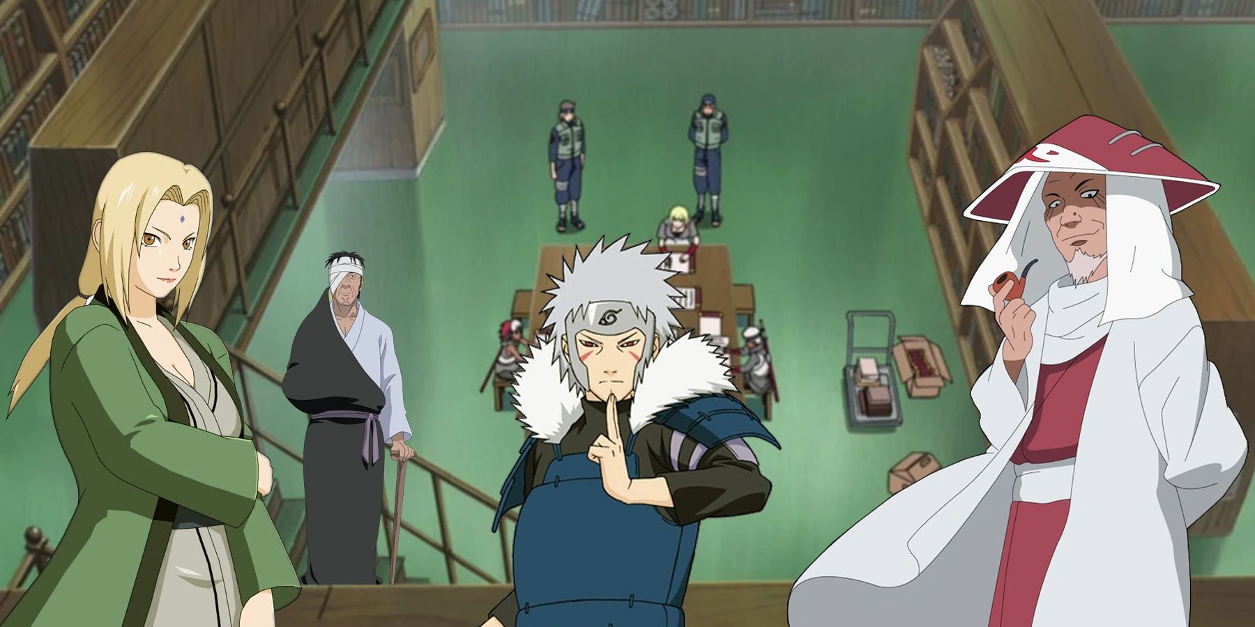 Danzo, Tsunade, Tobirama Senju, Hiruzen_Sarutobi are among the 15 smartest characters in Naruto