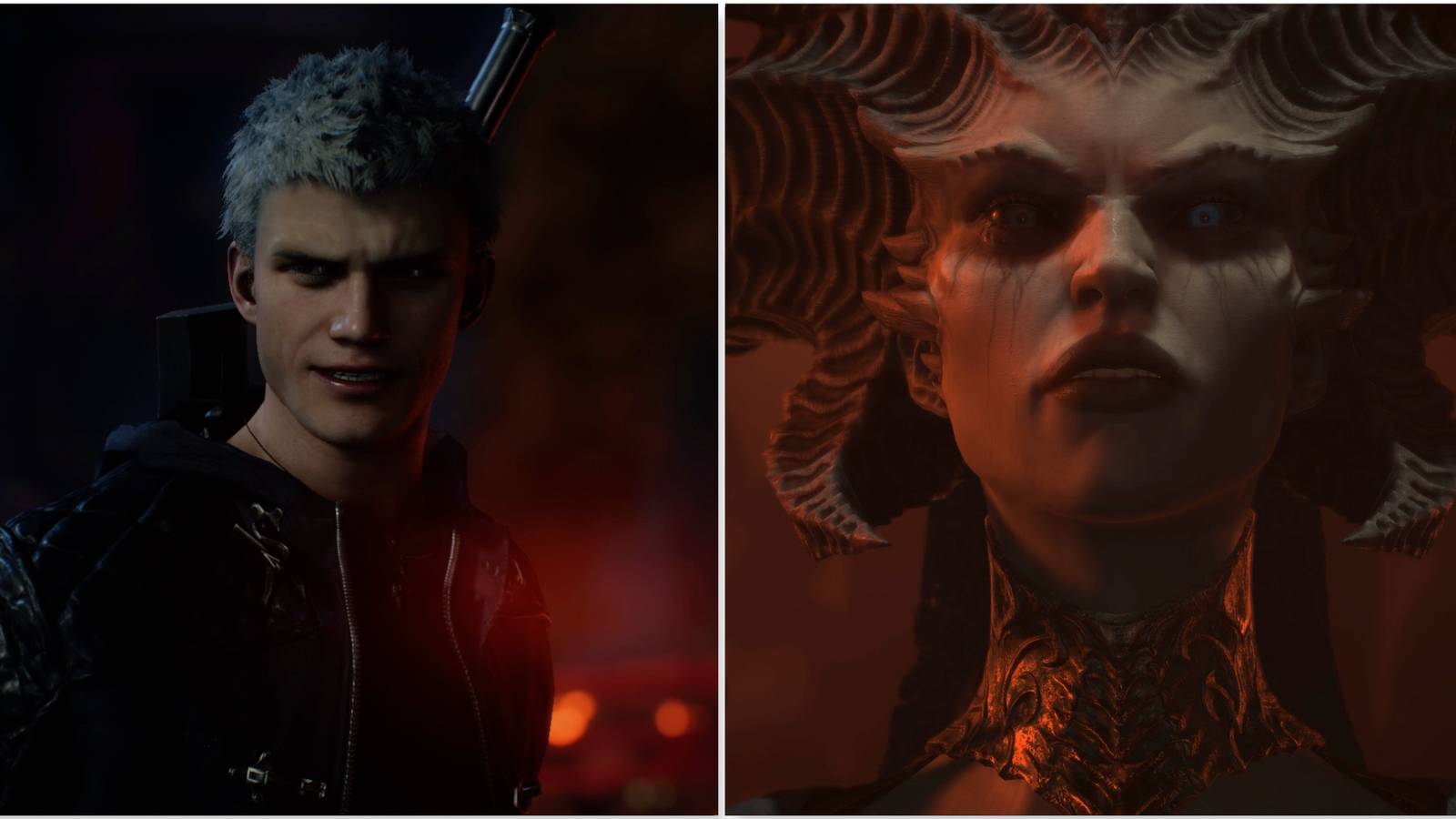 Nero in Devil May Cry 5 and Lilith in Diablo 4