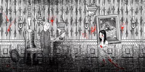 Neverending Nightmares monster in front of player