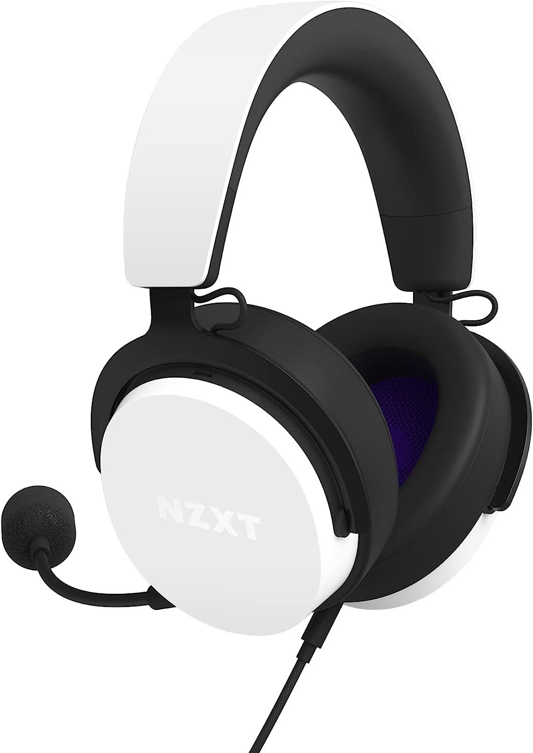 NZXT Relay Hi-Res Certified Gaming Headset-white