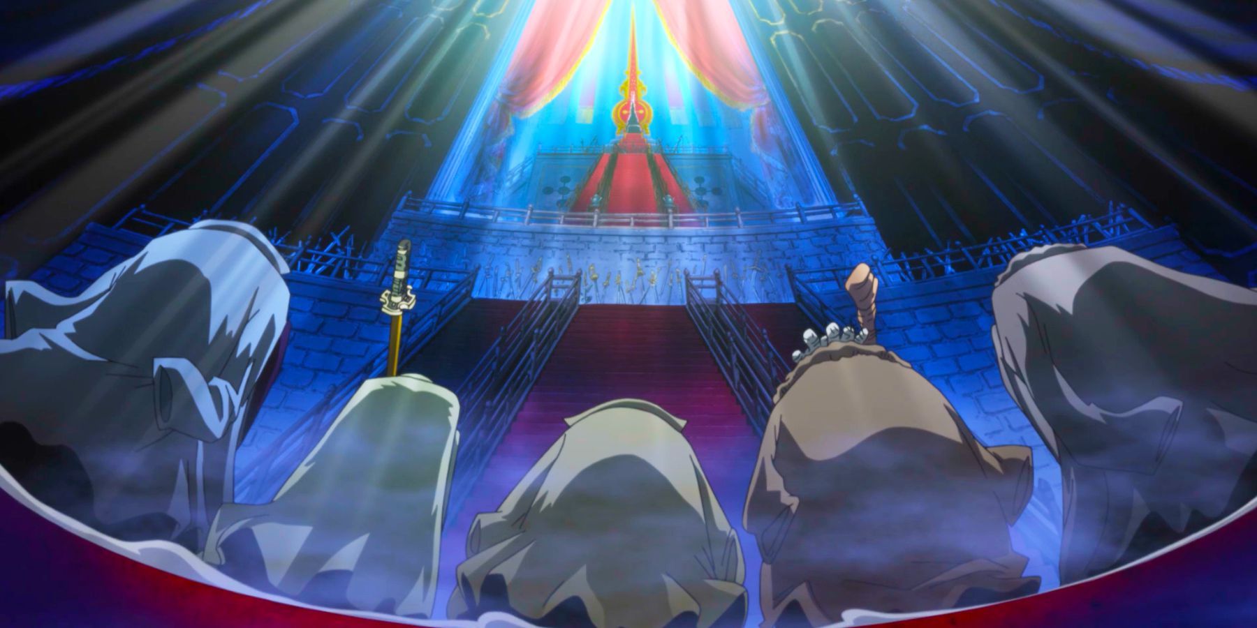One Piece Five Elders Bow to Great Imu