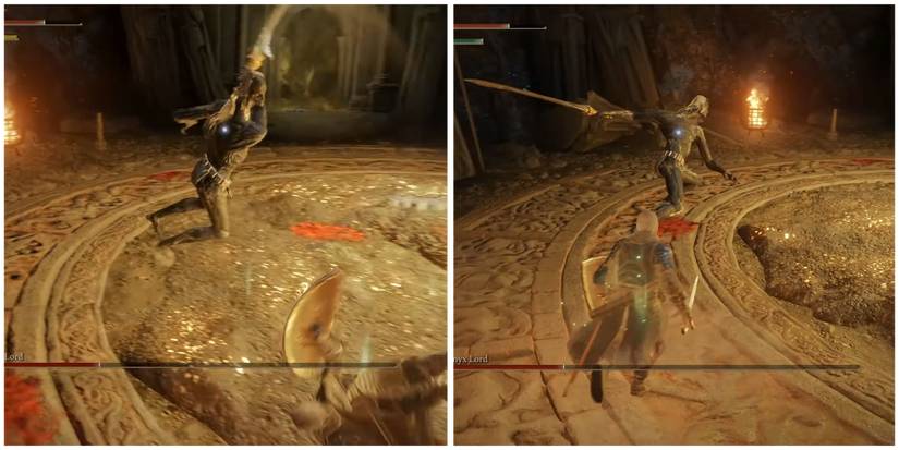 onyx lord diagonal upward and downward slash in elden ring