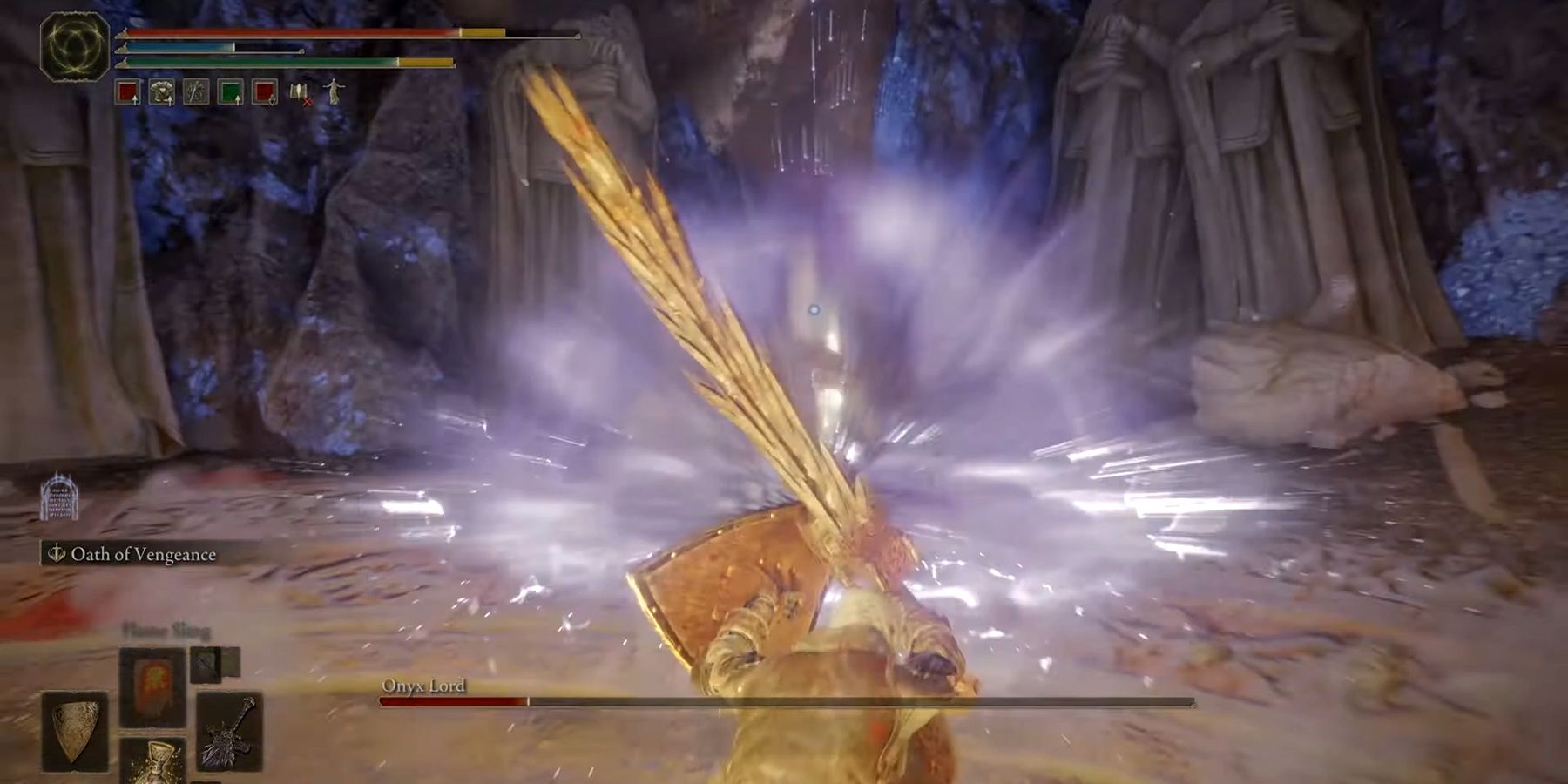 onyx lord plunge his sword in elden ring