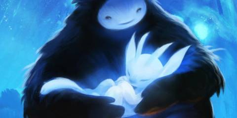 Naru and Ori in Ori and The Blind Forest