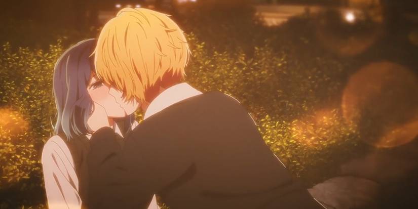 Oshi no Ko E8 Aqua Akane Kiss