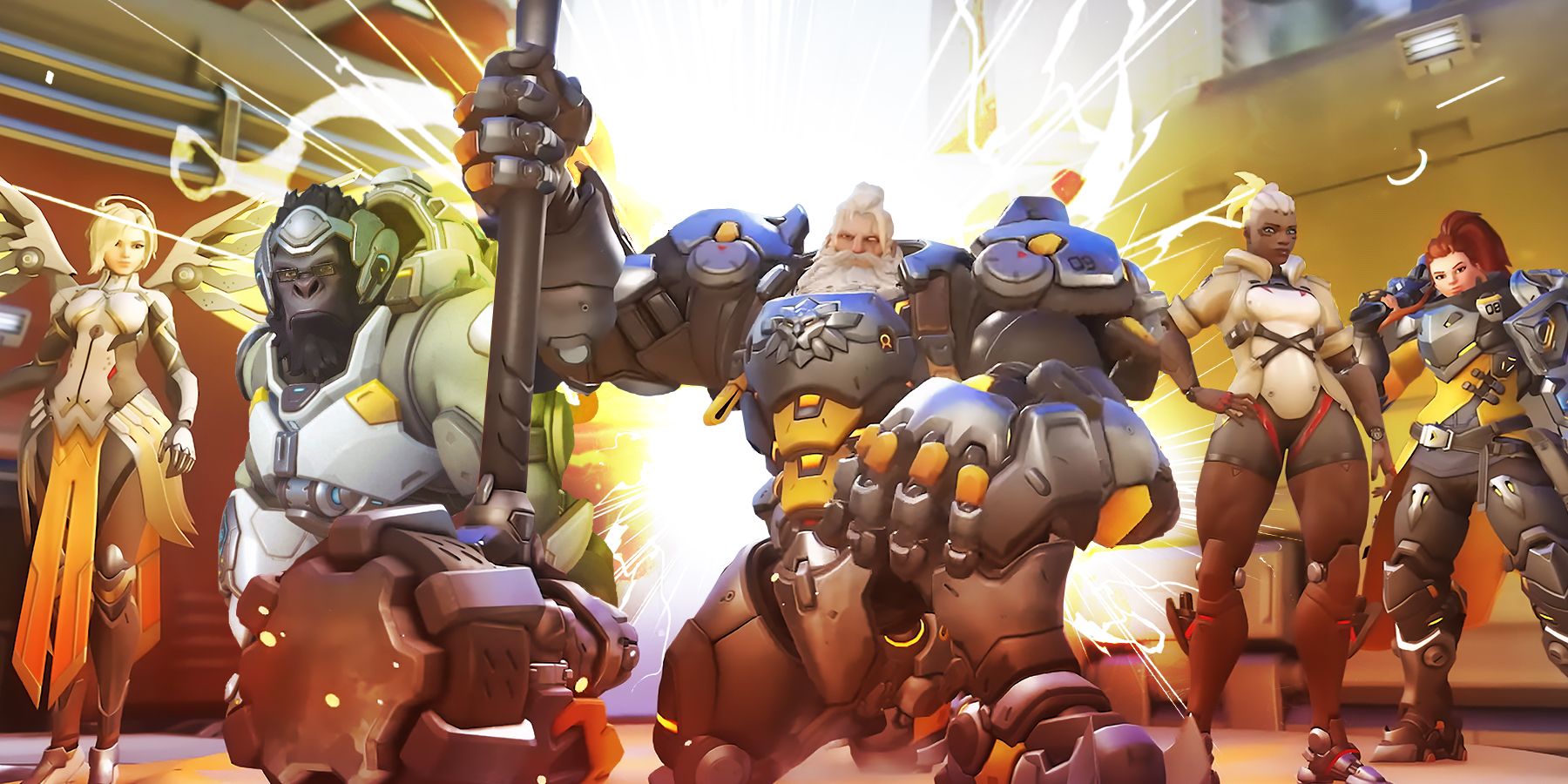 Sojourn, Mercy, Reinhardt, Brigitte, and winston are amongst the 12 easiest heroes to play in Overwatch 2
