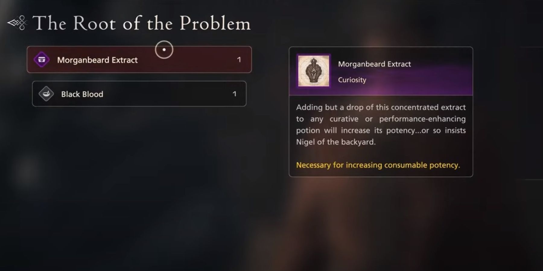 Morganbeard Extract in Final Fantasy 16