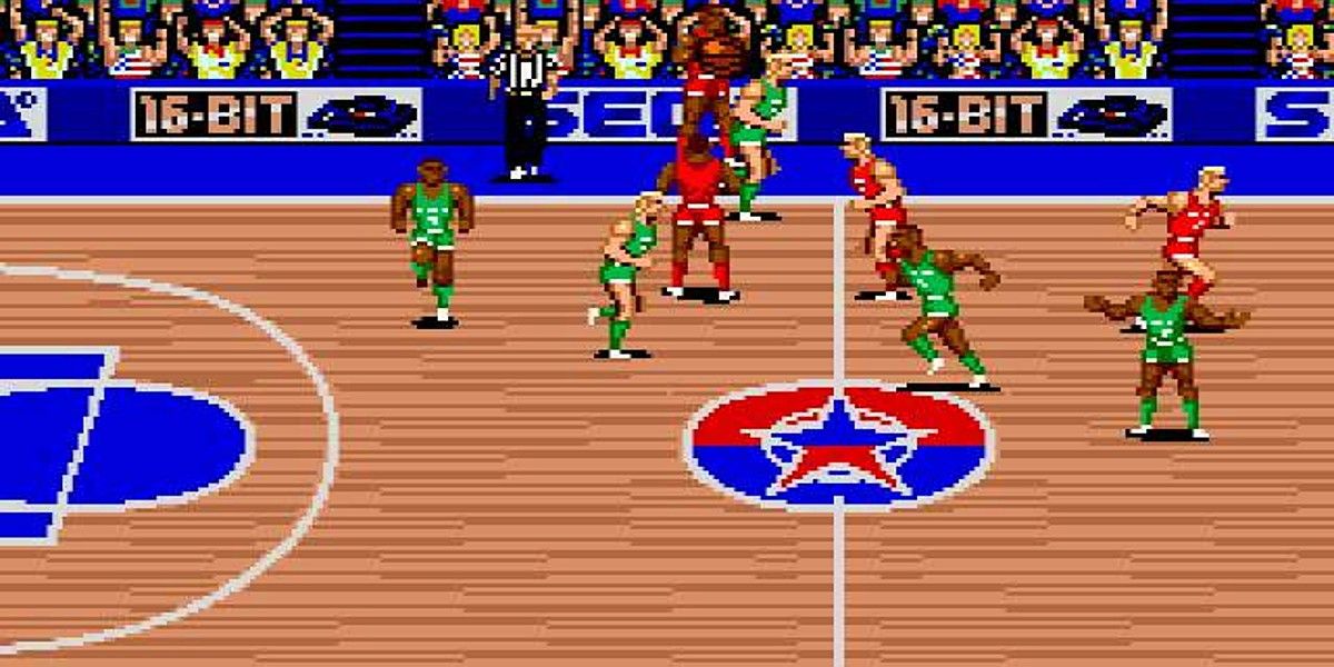 Pat Riley Basketball playing on Dallas court