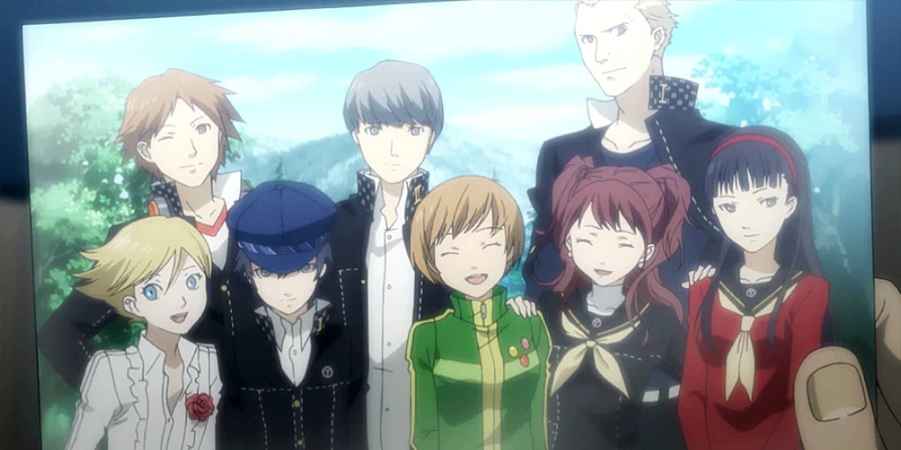 A picture of the party from Persona 4