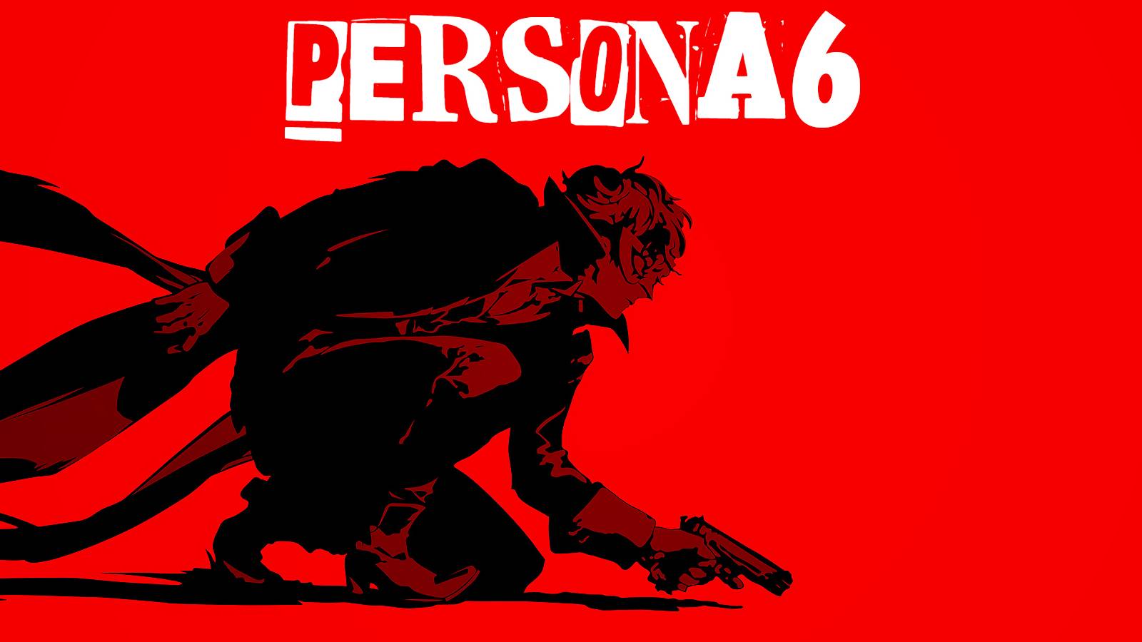 Persona 5 6 Joker as Phantom Thief crouching composite