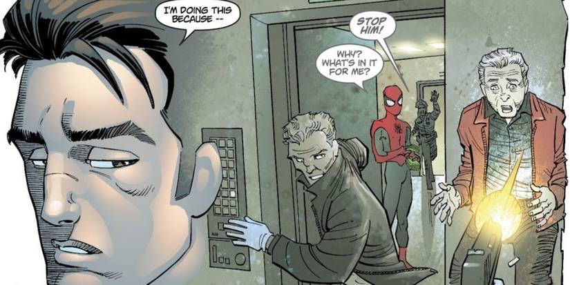 peter parker talking about the death of uncle ben