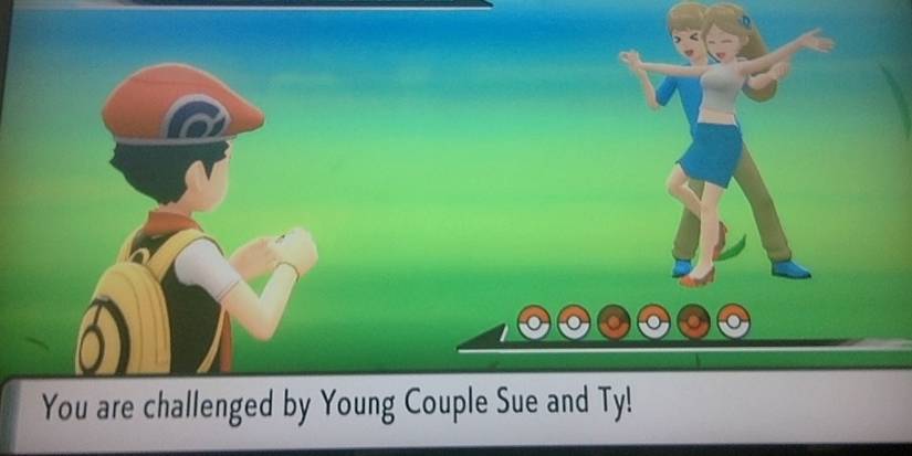 Pokemon Diamond Young Couple Ty And Sue Challenging The Player