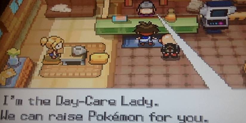 Pokemon Black Day Care Woman Talking To The Player