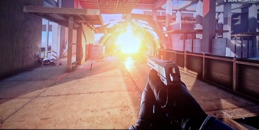 Frag Grenade Exploding With Multiple Enemies Caught In The Impact