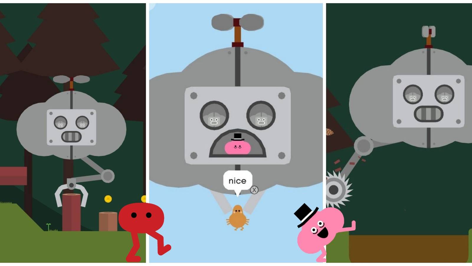 Pikuniku, Mr Sunshine, And the giant robots 