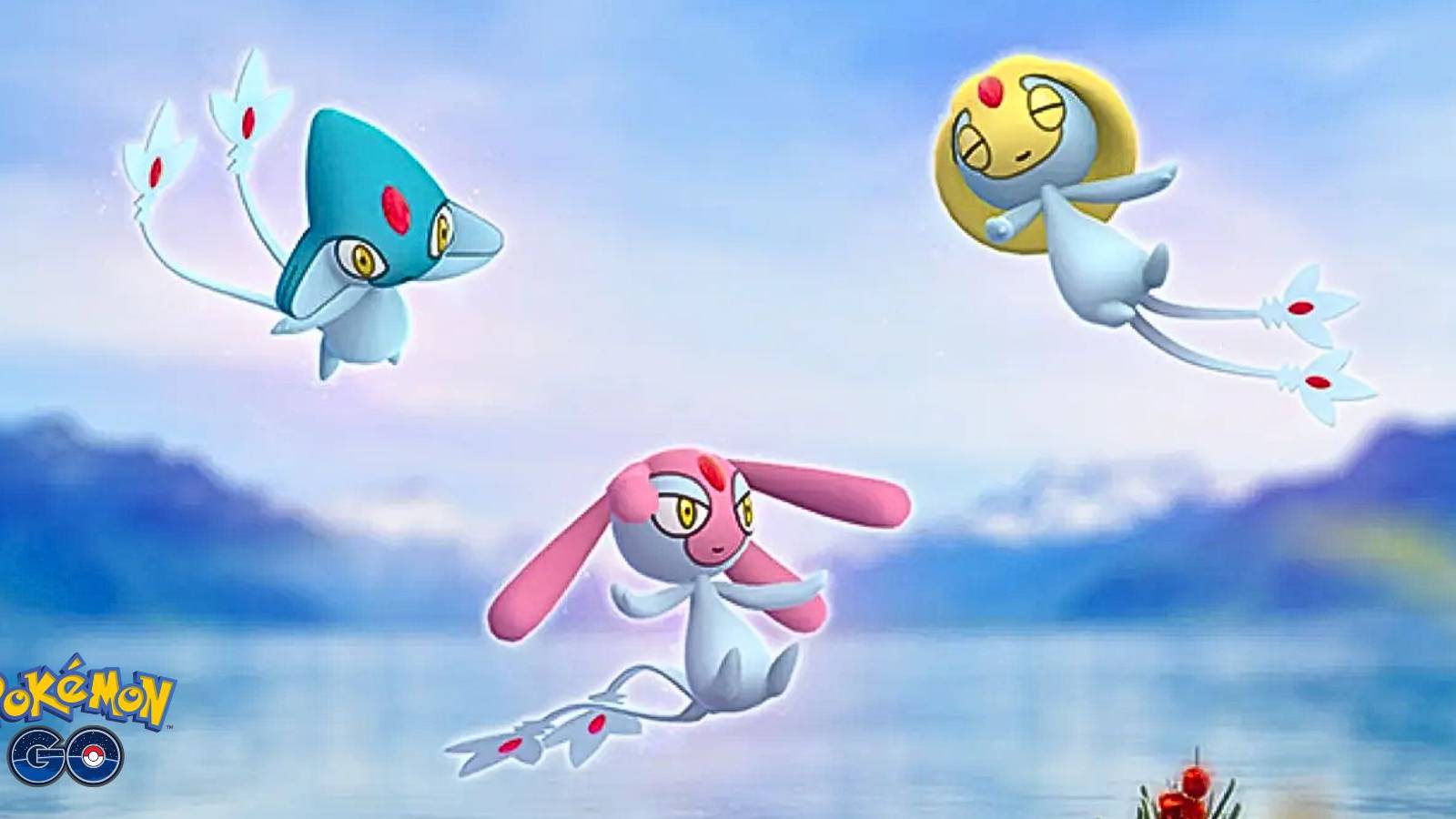 Azelf, Mesprit, and Uxie in Pokemon GO