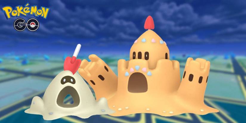 Sandygast and Palossand in Pokemon GO