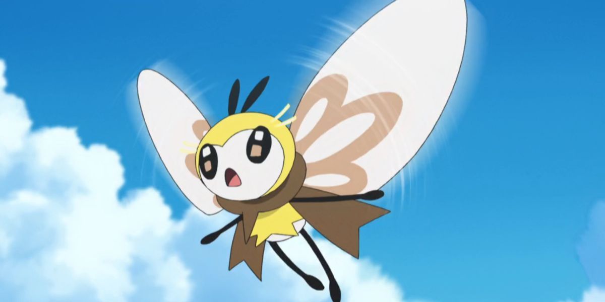 Ribombee flying through the sky