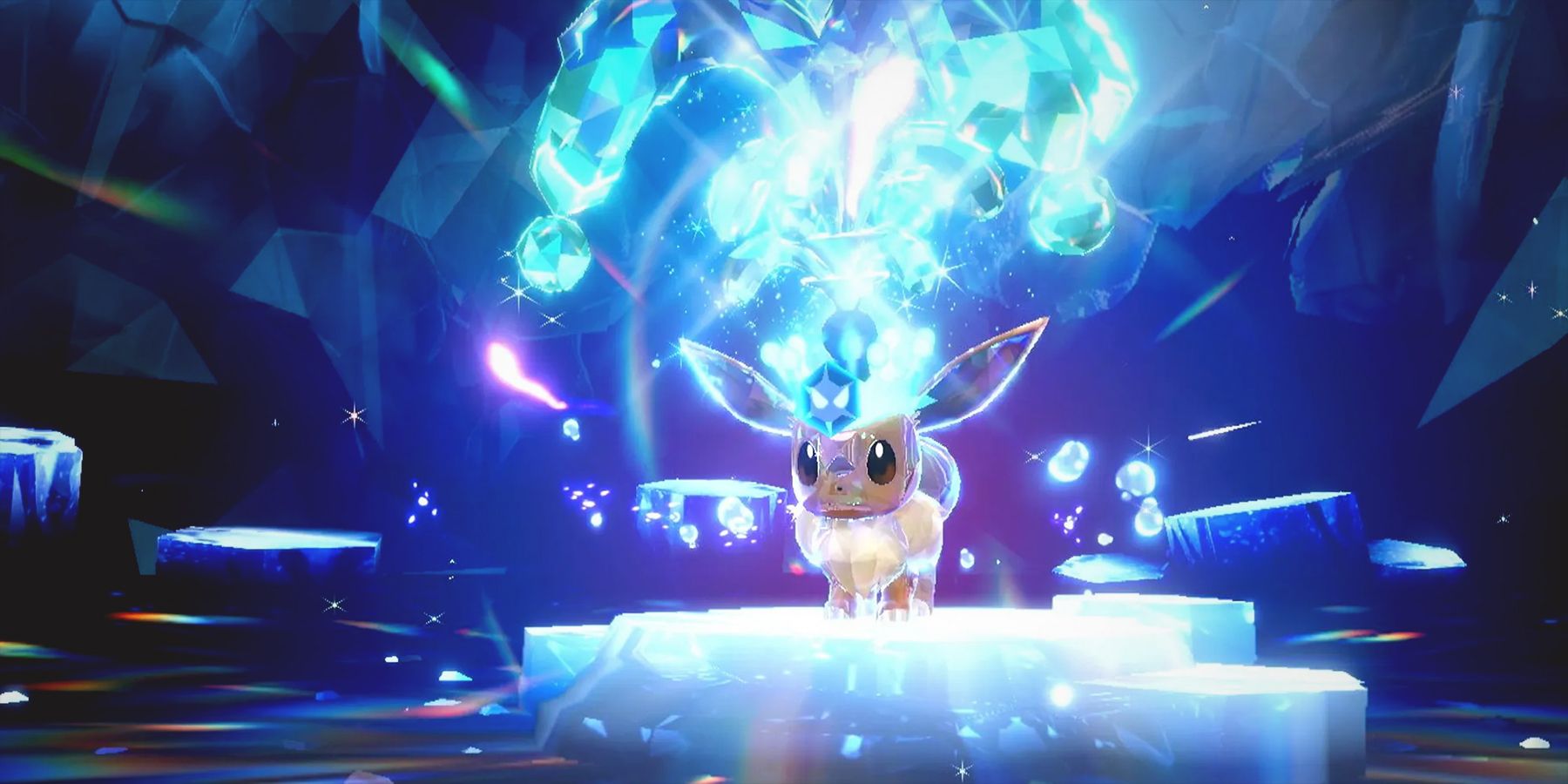 Pokemon Scarlet and Violet Eevee Tera Raid screenshot