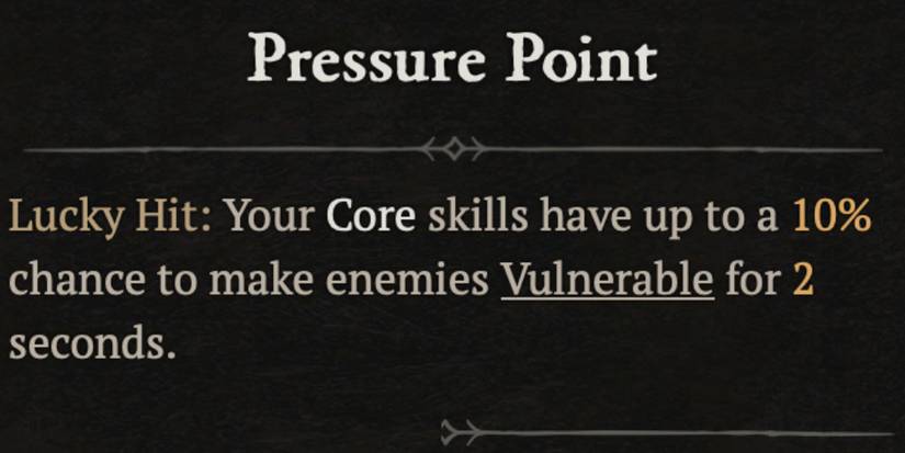 Pressure Point Diablo 4