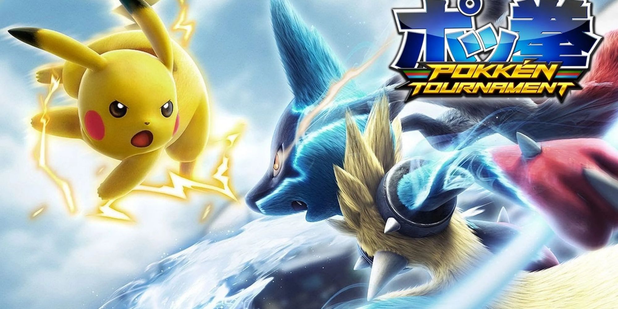 Promo art featuring characters in Pokken Tournament