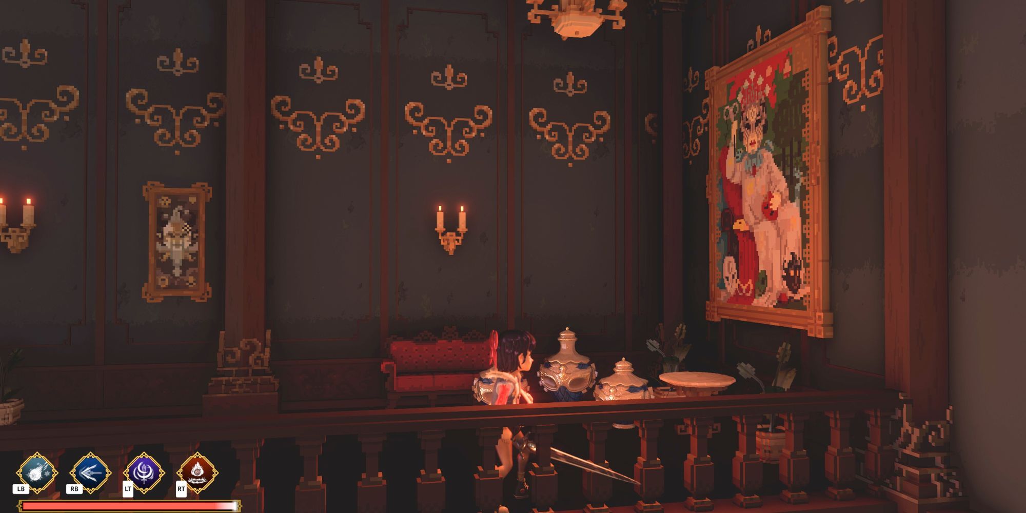 ravenlok figurine location masked mansion balcony