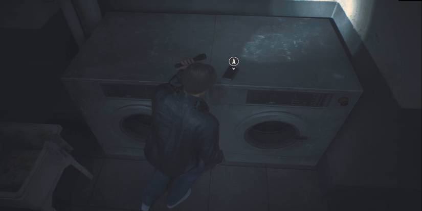 re2 - damond key - second lockbox puzzle