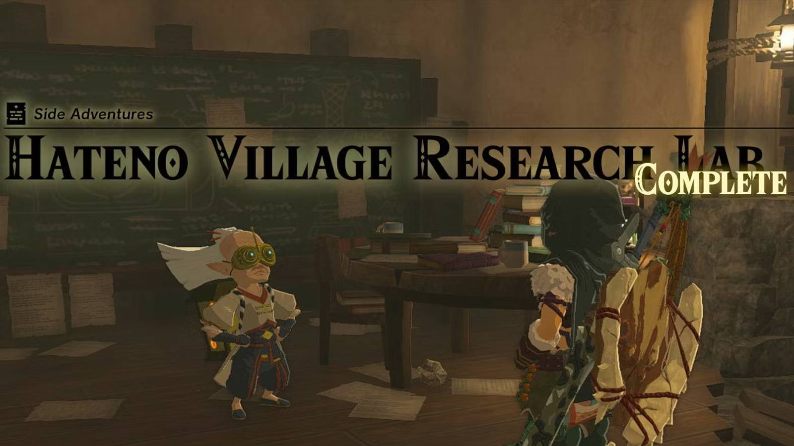 research lab zelda totk complete
