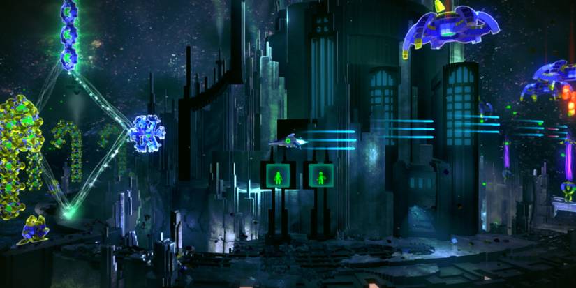 Resogun Level 2 Humans