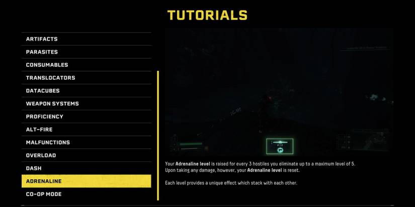 returnal adrenaline tutorial