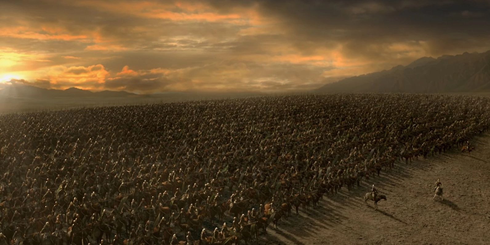 Rohirrim at the Battle of the Pelennor Fields