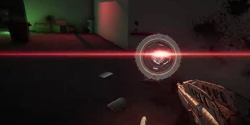 Player Throwing A Proximity Mine To Protect A Corner