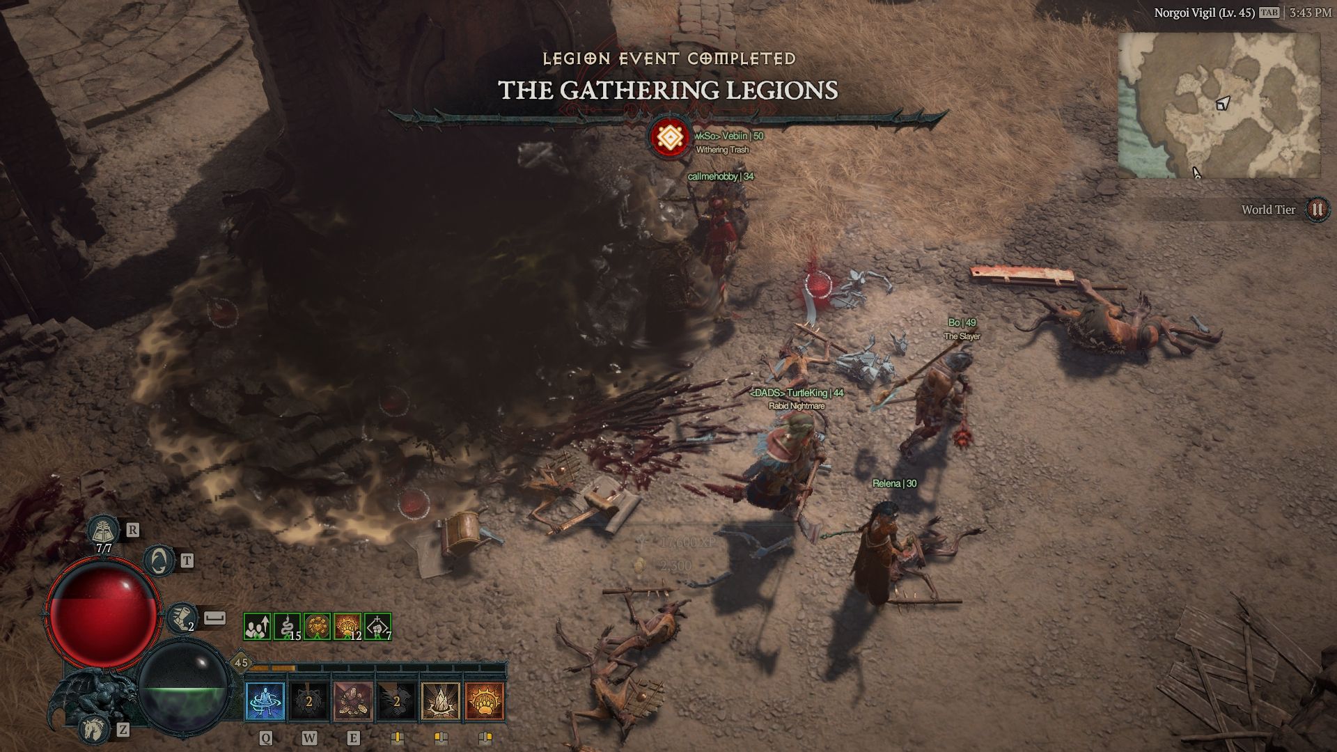 Diablo 4 Legion Events Explained Gathering Legions Quest Complete