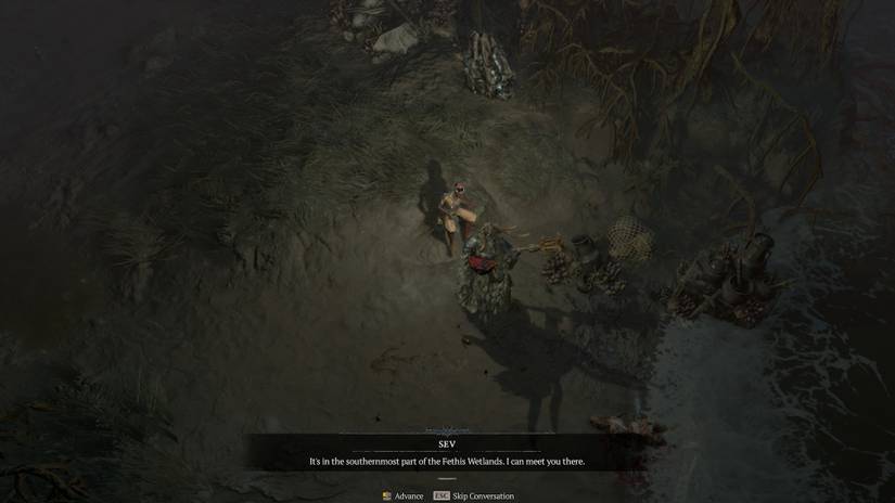 Diablo 4 By Three They Come Quest Cinematic Location Turbulent Waters Fethis Wetlands Esret