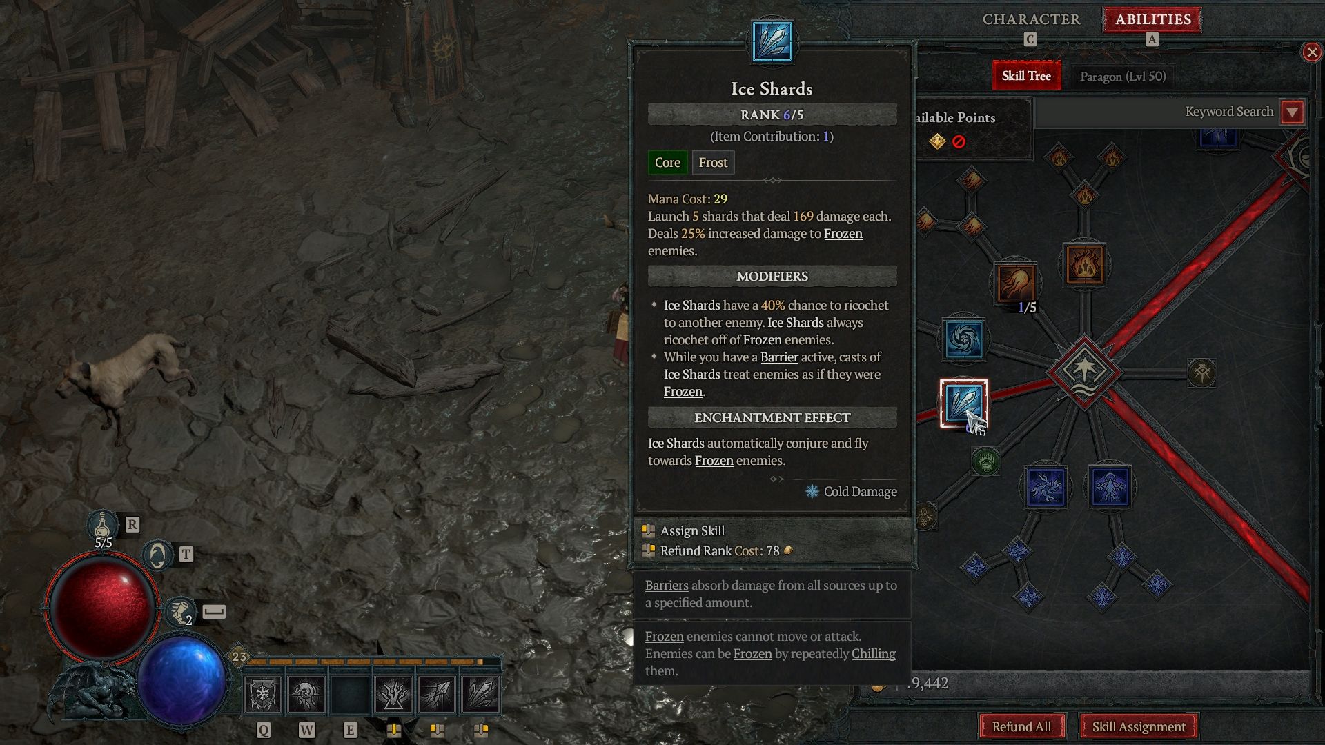 Diablo 4 Respec Points Refund Abilities Guide Ice Shards Skill Tree