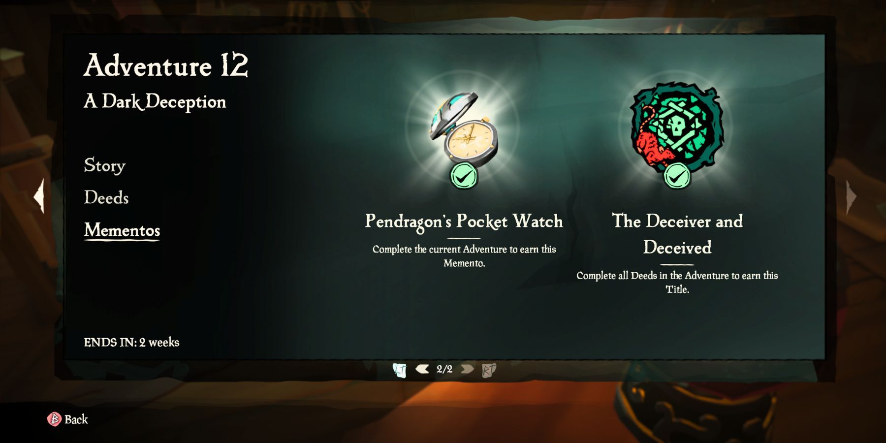 sea of thieves dark deception rewards