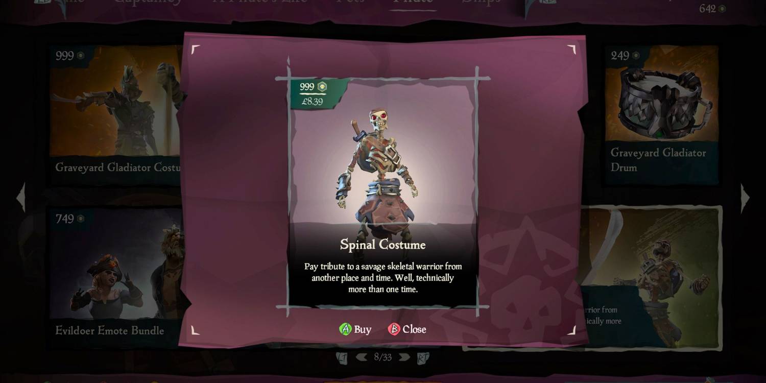 Spinal Costume