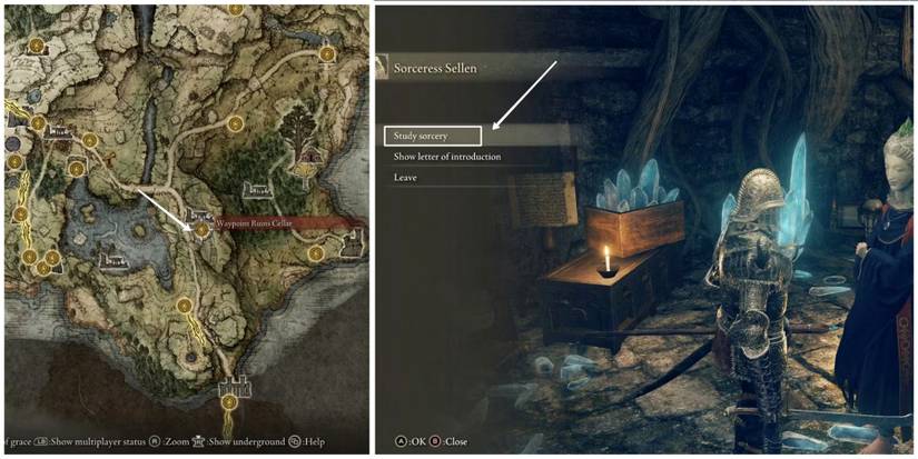 sellen first location in elden ring
