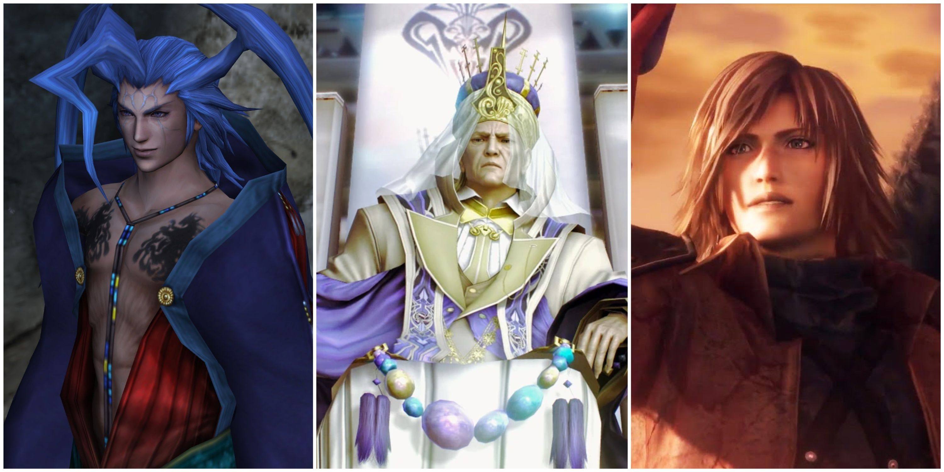 Seymour in Final Fantasy 10, Barthandolus in Final Fantasy 13, and Genesis in Crisis Core: Final Fantasy 7